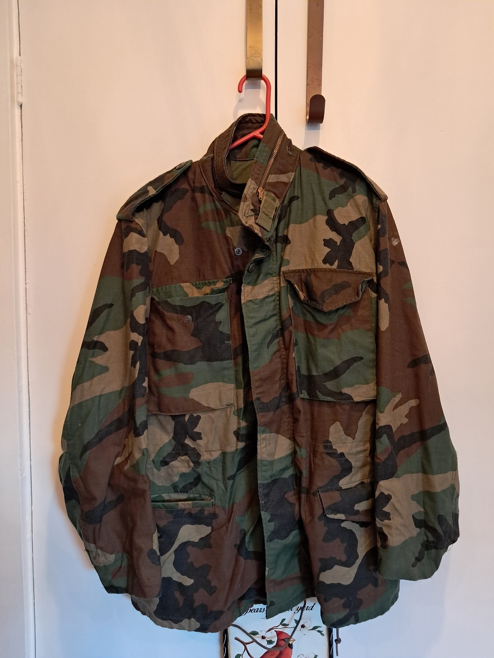 Men's Camouflage Field Jacket - Green Camo